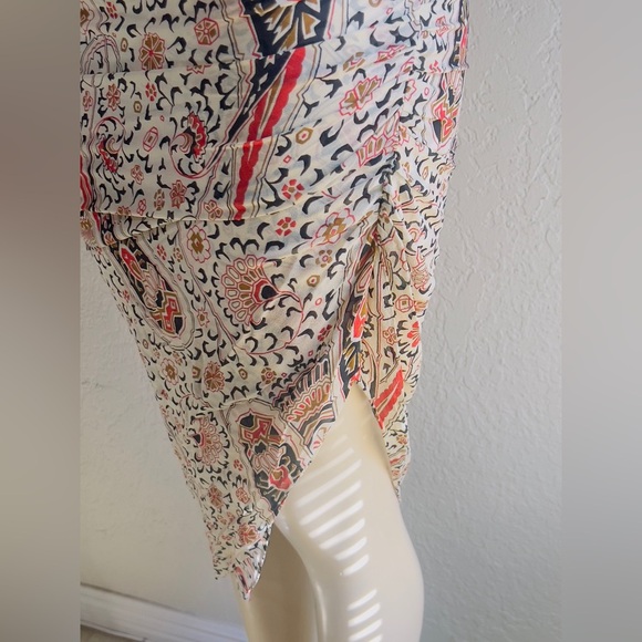 VERONICA BEARD
Herst Asymmetrical Paisley Silk Skirt In Multicolor size 0 - Picture 4 of 6